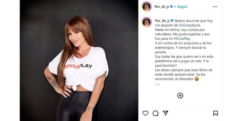 Florencia Peña se despidió de la plataforma de contenidos para。